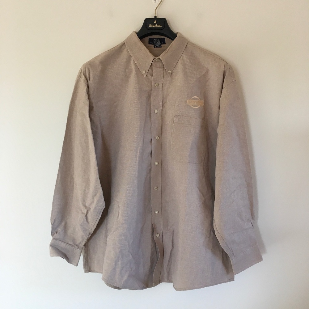 VTG Vantage Nissan car dealership Employee Cotton button down Shirt mens XXL